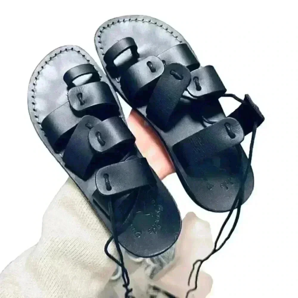Anthropologie Jerusalem Sandals - Leather Lace EU 38 US